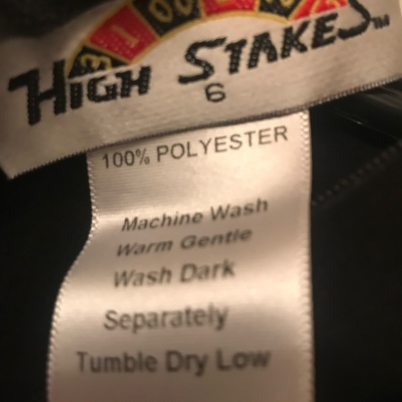 High Stakes, ZIP Up top, sz 6 - Picture 2 of 4